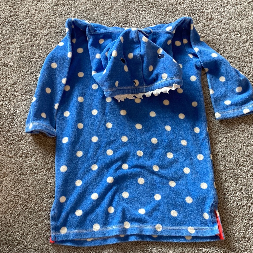 Mini Boden Shark Swim Coverup Size 3-4Y